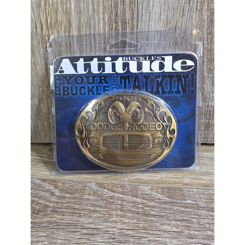 Montana Silversmiths DODGE Rodeo Belt‎ Buckle New 2008